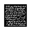 Stamperia Stencil 4.72"x 4.72" - Masquerade - Handwriting