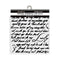 Stamperia Stencil 4.72"x 4.72" - Masquerade - Handwriting