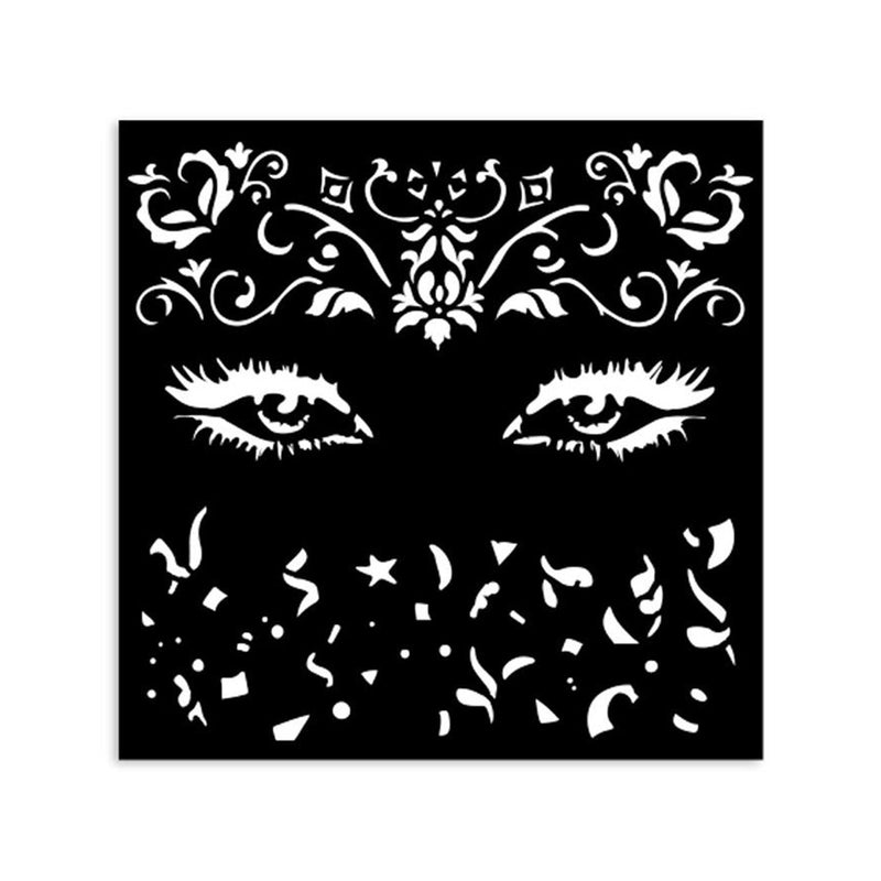 Stamperia Stencil 4.72"x 4.72" - Masquerade - Eyes