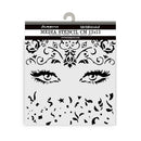 Stamperia Stencil 4.72"x 4.72" - Masquerade - Eyes