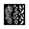 Stamperia Stencil 4.72"x 4.72" - Masquerade - Feathers