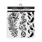 Stamperia Stencil 4.72"x 4.72" - Masquerade - Feathers