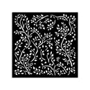 Stamperia Stencil 4.72"x 4.72" - House of Roses - Branch Pattern