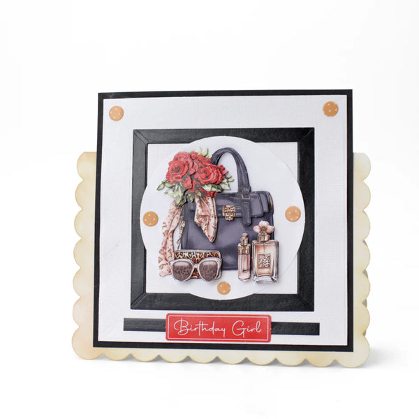 Katy Sue Die Cut Decoupage 3/Pkg - Scarlet Chic