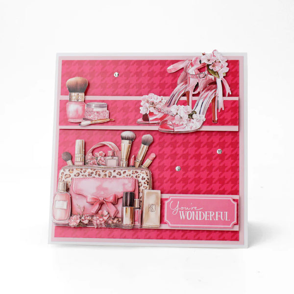 Katy Sue Die Cut Embellishments 3 Sheets - Rose Couture