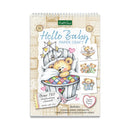 K & Company Hello Baby paper craft book with teddy bear illustrations on a white background