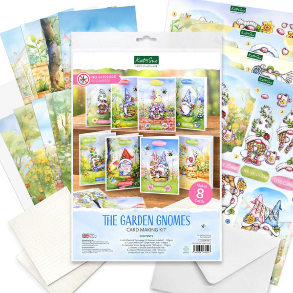 Katy Sue Card Making Kit - The Garden Gnomes