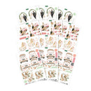 Collection of wedding-themed paper sheets with images of a bride and groom, champagne, and a wedding car on a white background.