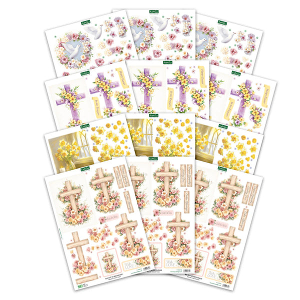 Katy Sue Die Cut Decoupage 12/Pkg - Easter Blessings