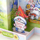 Katy Sue Die Cut Decoupage 12/Pkg - Garden Gnomes