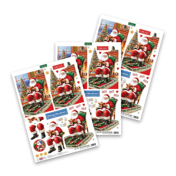 Katy Sue Die Cut Decoupage 3/Pkg - Santa’s Story