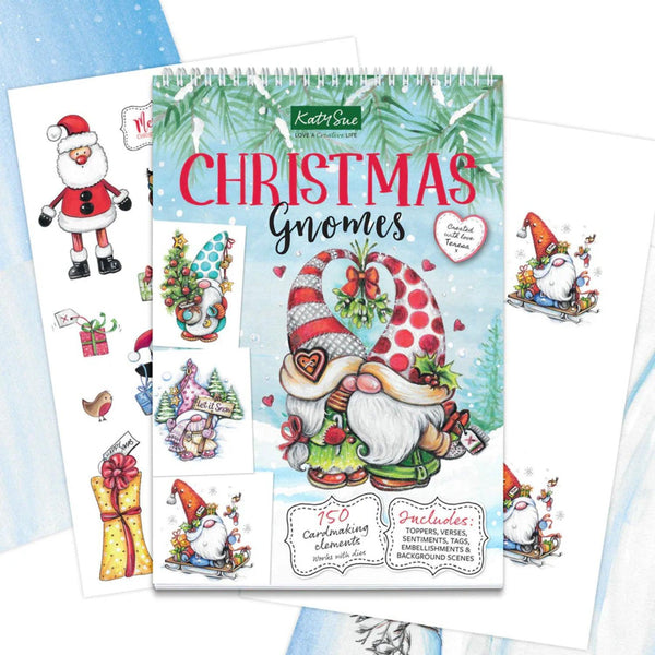 Katy Sue Paper Craft Pad - Christmas Gnomes