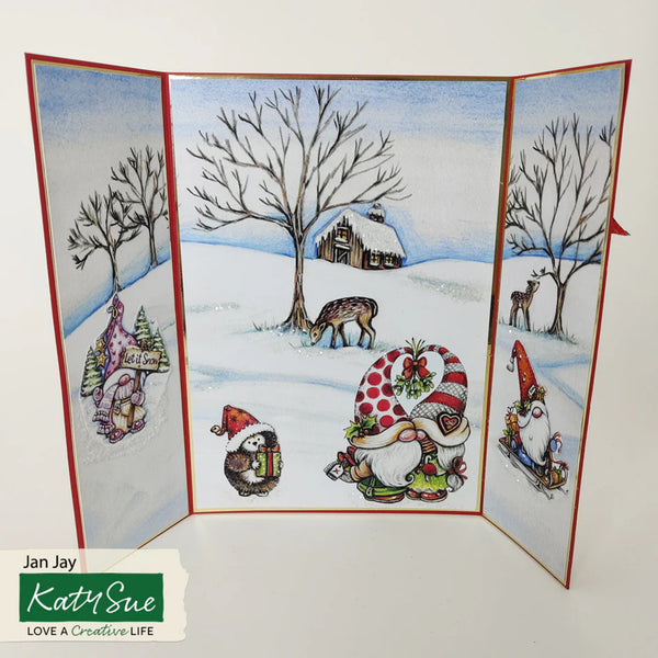 Katy Sue Paper Craft Pad - Christmas Gnomes