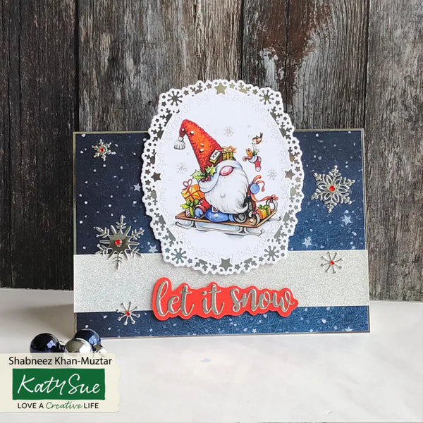 Katy Sue Paper Craft Pad - Christmas Gnomes