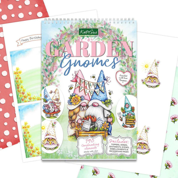 Katy Sue Paper Craft Pad - Garden Gnomes