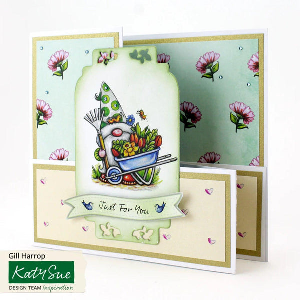 Katy Sue Paper Craft Pad - Garden Gnomes