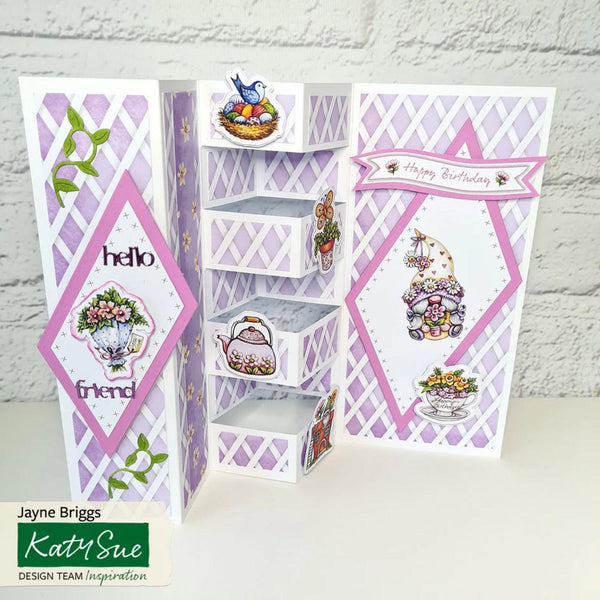 Katy Sue Paper Craft Pad - Garden Gnomes