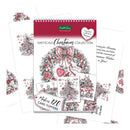 Kathy Airey Greyscale Christmas Collection book with illustrations on a white background