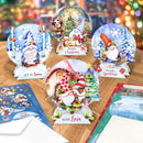 Katy Sue Pop Up Card Making Kit - Christmas Gnomes