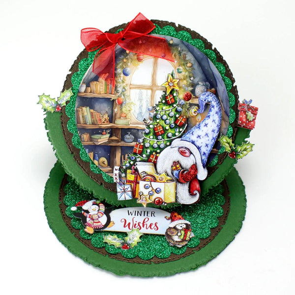Katy Sue Pop Up Card Making Kit - Christmas Gnomes