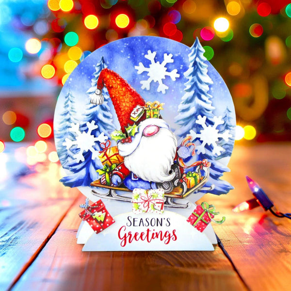 Katy Sue Pop Up Card Making Kit - Christmas Gnomes