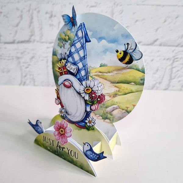 Katy Sue Pop Up Card Making Kit - Garden Gnomes