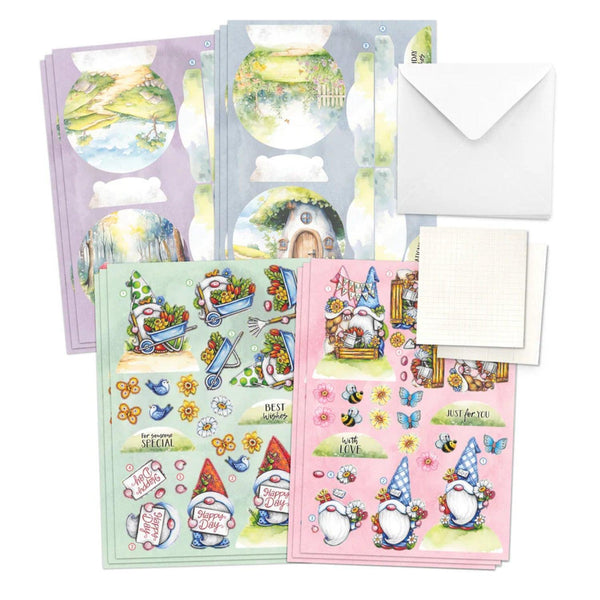 Katy Sue Pop Up Card Making Kit - Garden Gnomes