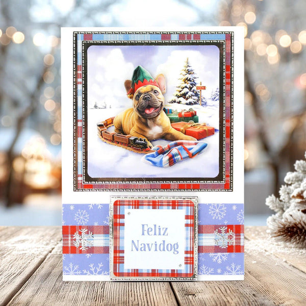 Katy Sue Santa Paws Die Cut Topper & Decoupage Collection