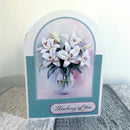 Katy Sue White Arched Single Fold Cards & Envelopes 10/Pkg