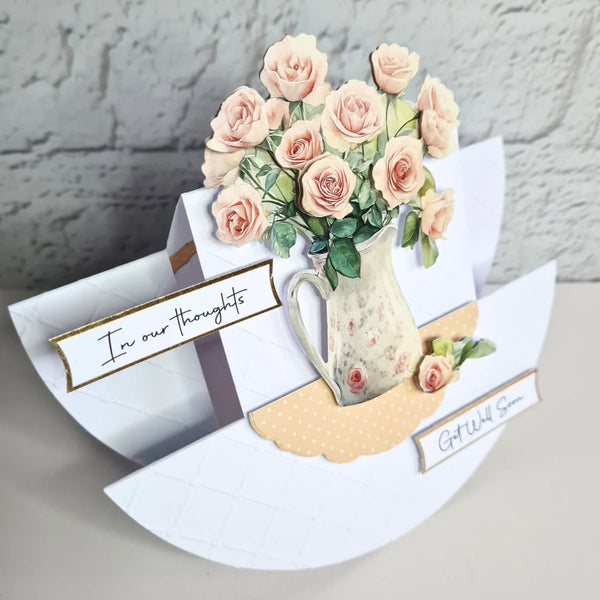 Katy Sue White Stepper Rocker Cards & Envelopes 12/Pkg