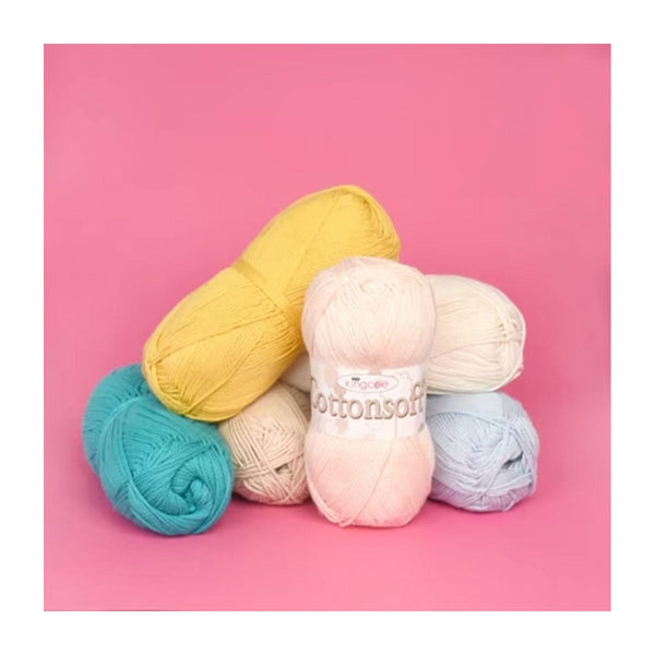 King Cole Cottonsoft DK Yarn 100g - Candy Floss