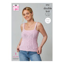 King Cole Free Pattern - Cottonsoft DK - Top and Cardigan