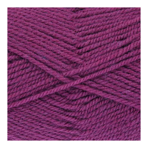 Close-up of purple yarn on a white background