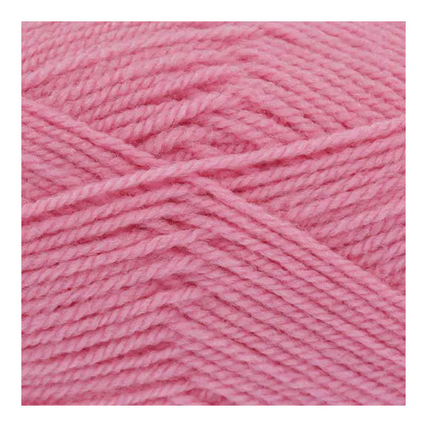 Close-up of pink yarn with a soft texture