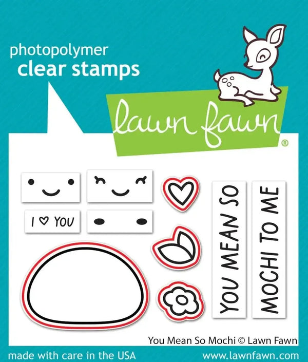 Lawn Cuts Custom Craft Dies - You Mean So Mochi*