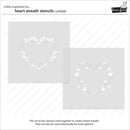 Lawn Clippings Stencils - Heart Wreath*