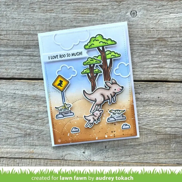 Lawn Cuts Custom Craft Die - Kanga-rrific