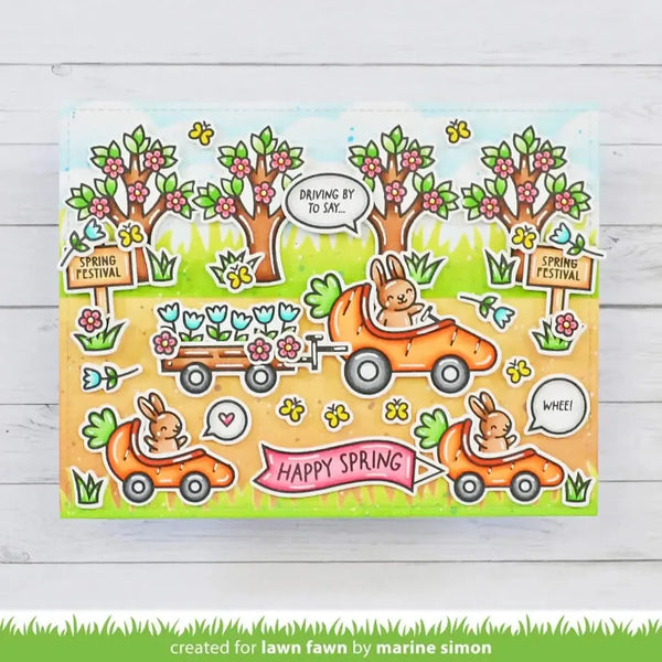 Lawn Fawn Clear Stamp Set - Carrot 'Bout You Banner Add-On*
