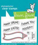 Lawn Cuts Custom Craft Die - Carrot 'Bout You Banner Add-On*