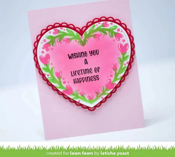 Lawn Fawn Clear Stamp Set - Henry's Build-A-Sentiment: Spring*