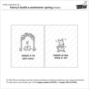 Lawn Fawn Clear Stamp Set - Henry's Build-A-Sentiment: Spring*