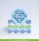 Lawn Cuts Custom Craft Dies - Give it a Whirl Messages: Friends*