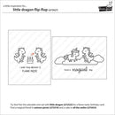 Lawn Fawn Clear Stamp Set - Little Dragon Flip-Flops*
