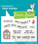 Lawn Cuts Custom Craft Dies - Cheesy Christmas Add-On