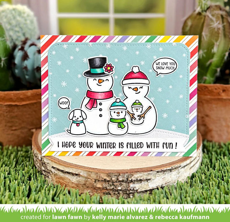 Lawn Cuts Custom Craft Dies - Frosty Family Add-on