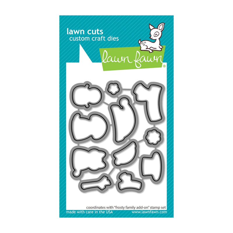 Lawn Cuts Custom Craft Dies - Frosty Family Add-on