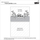 Lawn Fawn Clear Stamp Set - I Heart Pandas