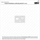 Lawn Fawn Sweet Strawberry Colouring Stencil*
