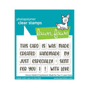Lawn Fawn Clear Stamp Set - Henry's Build-a-Sentiment: Made For You
