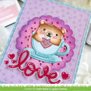 Lawn Cuts Custom Craft Dies - Scripty Love Outline Add-on*